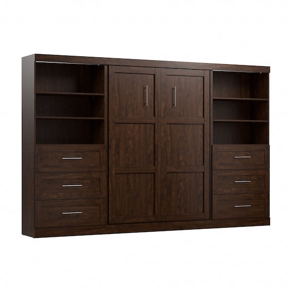 Full Wall Bed Kit, Pur, Chocolate, 131"